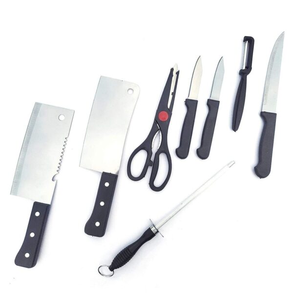8 Piece Stainless Steel Knife Set
