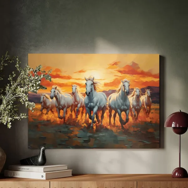 Royal Seven Horses Wall Decor
